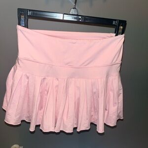 Pink Pleated Women's Skirt